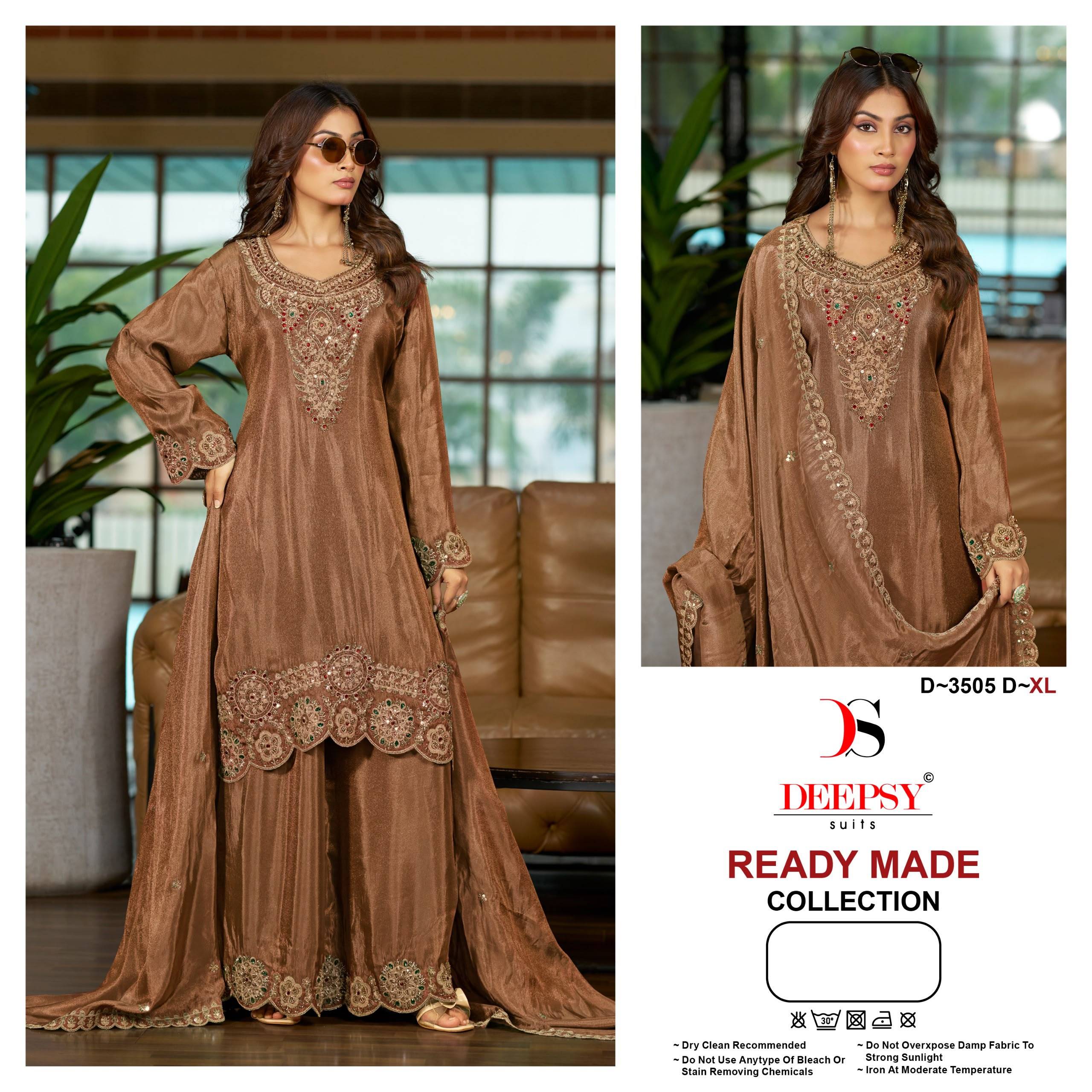 D-3505 SERIES BY DEEPSY SUITS Pakistani Suits Colorful Ethnic Wear Pure Viscouse Readymade Dresses At Wholesale